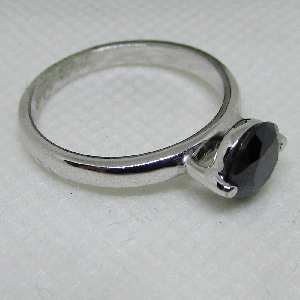 Small Solitaire Stone Set Ring - image 3